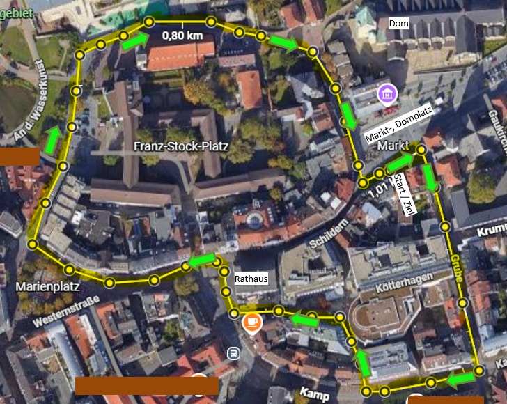 Streckenplan Grundschulen